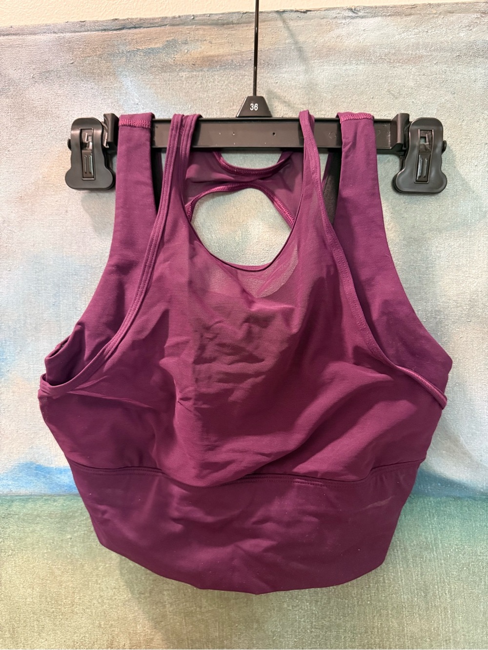 Lululemon Women’s High Support Sports Bra — Plum
